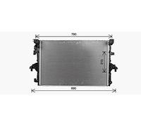 AVA VN2436 Cooling Radiator