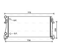 AVA VNA2340 Cooling Radiator