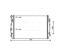 AVA VNA2344 Cooling Radiator