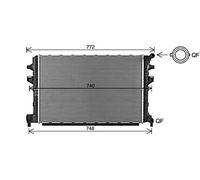 AVA VNA2383 Cooling Radiator