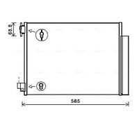 AVA DAA5011D Cooling Condenser