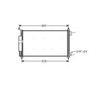 AVA DN5251D Cooling Condenser
