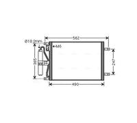 AVA DN5252D Cooling Condenser
