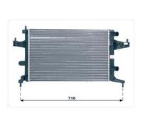 AVA Engine Cooling Radiator Aluminium Fins 540mm Core Length Fits Opel Vauxhall
