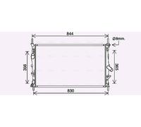 AVA FD2628 Cooling Radiator