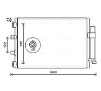 AVA FD5487D Cooling Condenser
