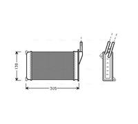 AVA FD6093 Cooling Heater