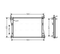 AVA FDA2325 Cooling Radiator