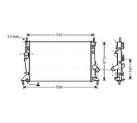 AVA FDA2370 Cooling Radiator