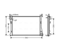 AVA FDA2400 Cooling Radiator