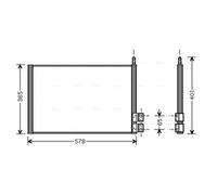 AVA FDA5328 Cooling Condenser