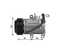 AVA FDAK682 Cooling Compressor