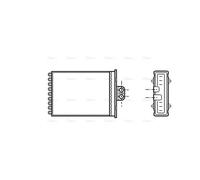 AVA Heater Core OL6217 for Chevrolet Vectra (1996) 2.0