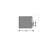 Heat Exchanger OLA6355 AVA Exchanger Interior 1618260 77363732 93171801