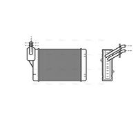 AVA COOLING SYSTEMS VN6069 Heater matrix