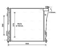 AVA HY2305 Cooling Radiator