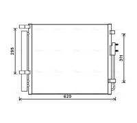 AVA HY5343D Cooling Condenser