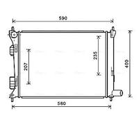 AVA HYA2277 Cooling Radiator