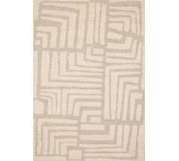 Ava Illusion Rug - Cream Abstract - 120X170 cm