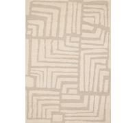 Ava Illusion Rug - Cream Abstract - 160X230 cm