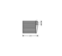 AVA Interior Heating Heat Exchanger Aluminium Fins Fits VW Golf 2.0 TDI 16V