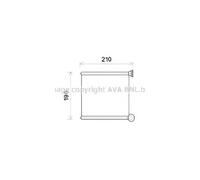 AVA Interior Heating Heat Exchanger Fits Seat Leon 2.0 TDI 4Drive 1.8 TSI 4Drive