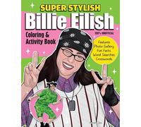 Ava Moore - Super Stylish Billie Eilish Coloring Activity Book Fea - J245z