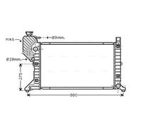 AVA MSA2300 Cooling Radiator