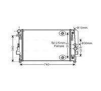 AVA MSA2460 Cooling Radiator
