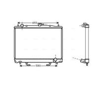 AVA MT2163 Cooling Radiator
