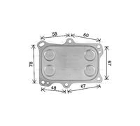 AVA COOLING SYSTEMS AL3153 Engine oil cooler