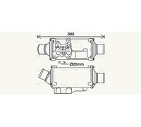 AVA Oil cooler SC3054 for SCANIA 3-SERIE (1988) K113CLB etc
