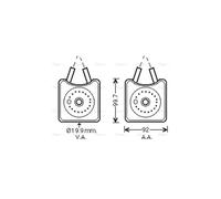 AVA VN3215 Cooling Oil cooler