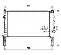 AVA OL2654 Cooling Radiator