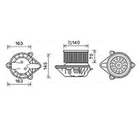 AVA OL8624 Cooling Blower