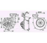 AVA OL8693 Cooling Blower