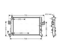 AVA OLA2380 Cooling Radiator