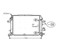 AVA OLA2460 Cooling Radiator
