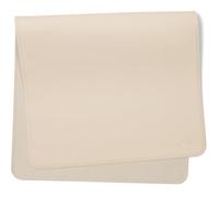 AVA + Oliver Vegan Leather Baby Changing Mat - Multipurpose Portable Wipeable Diaper Pad - Foldable for Travel (16 x 30 in) (Cream)