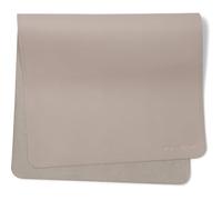 AVA + OLIVER Vegan Leather Baby Changing Mat - Multipurpose Portable Wipeable Diaper Pad - Foldable for Travel (16 x 30 in) (Grey)