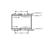AVA PE2300 Cooling Radiator