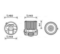 AVA PE8392 Cooling Blower
