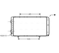 AVA PEA2146 Cooling Radiator