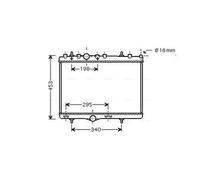 AVA PEA2255 Cooling Radiator