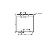 AVA PEA2298 Cooling Radiator