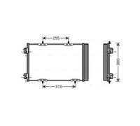 AVA PEA5291D Cooling Condenser