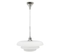 AVA Pendant D40 Opal/ Chrome