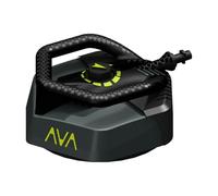 AVA Premium Patio Surface Cleaner with Dual 40° Brass Nozzles, Adjustable Height for Karcher K2-K7 Pressure Washers, 350 mm Width, Ava Charcoal/Ava Green