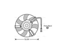 PRASCO AI7504 Fan, radiator