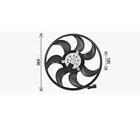 PRASCO OL7737 Fan, radiator